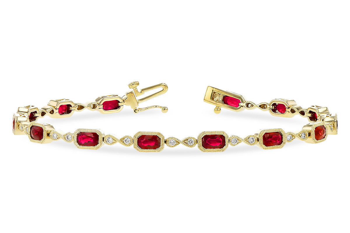 Allison Kaufman Ruby and Diamond Bracelet