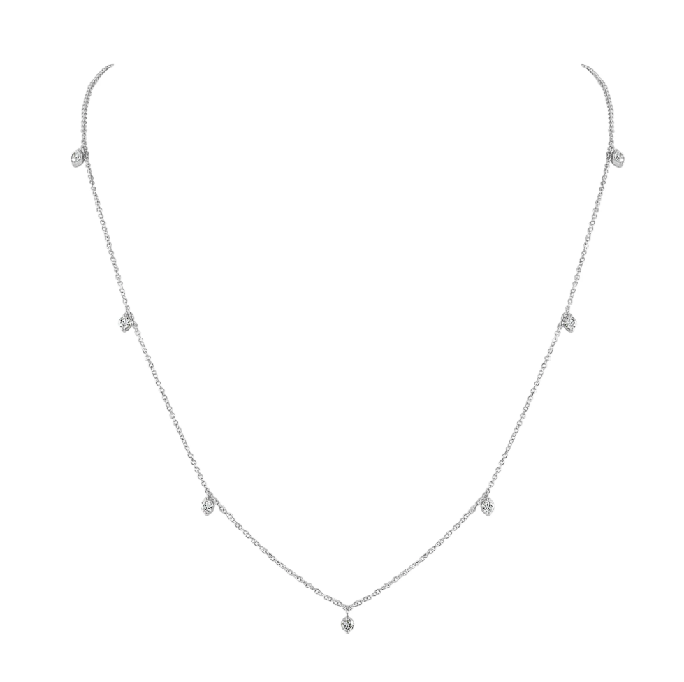 Sabrina Designs Diamond Station Necklace
