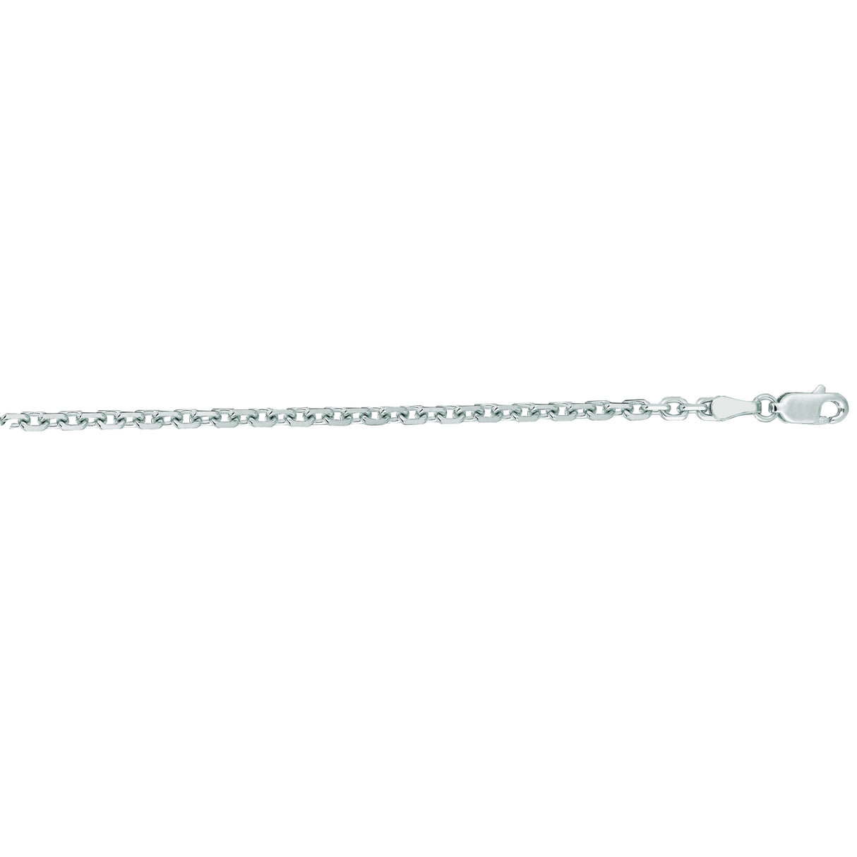 White Gold Cable Chain