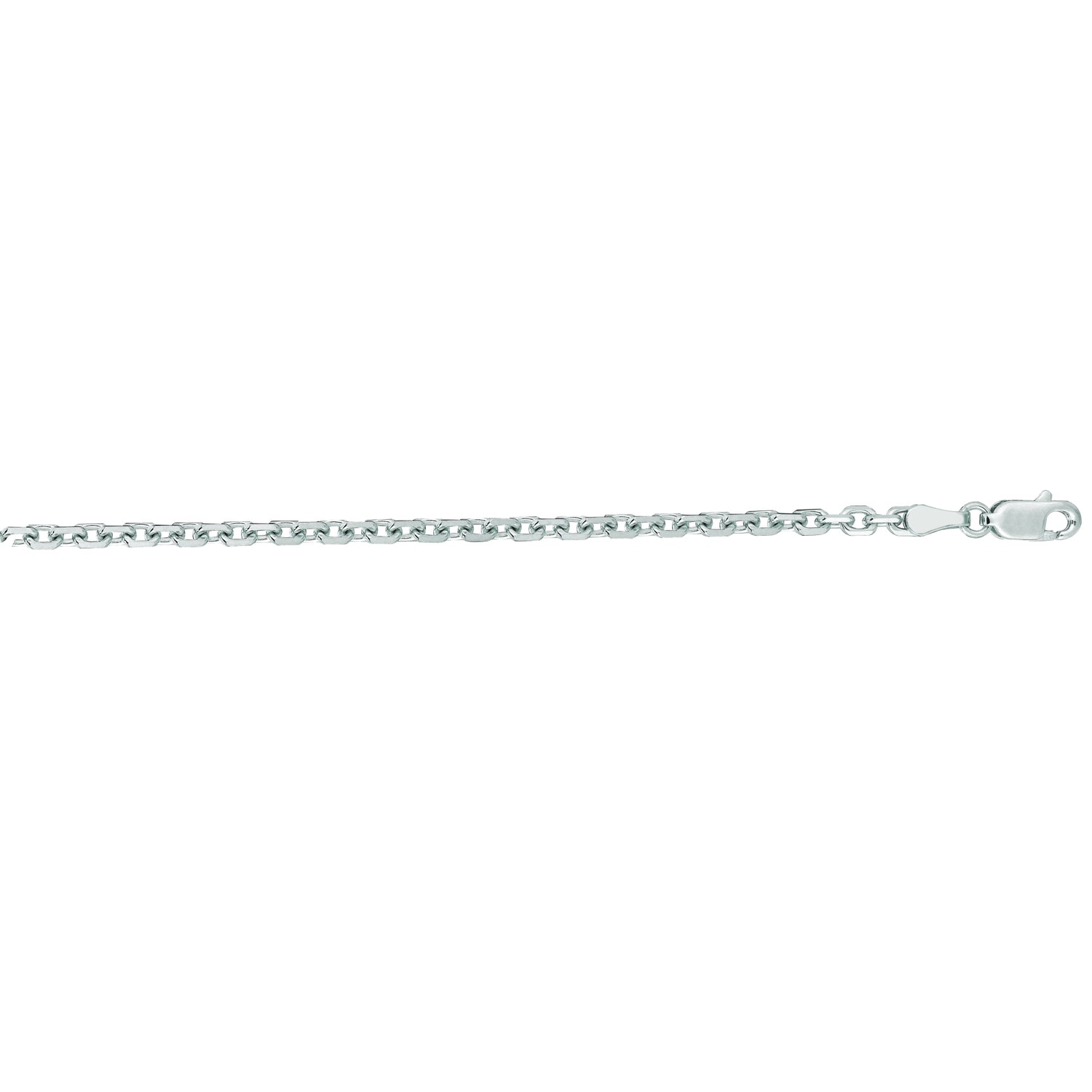 White Gold Cable Chain