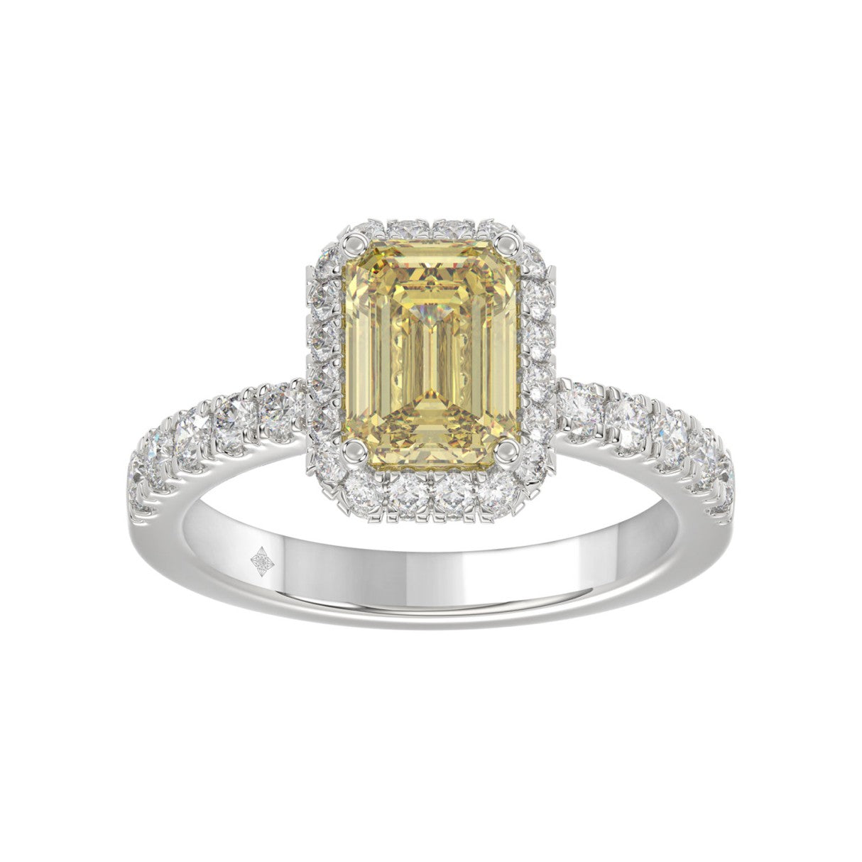 Ethos Yellow Diamond Engagement Ring