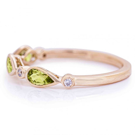 AGI - Peridot Stackable Ring