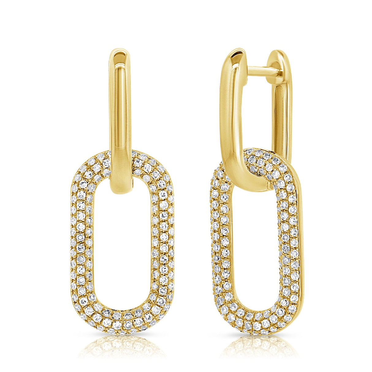 Leonardo Diamond Link Earrings