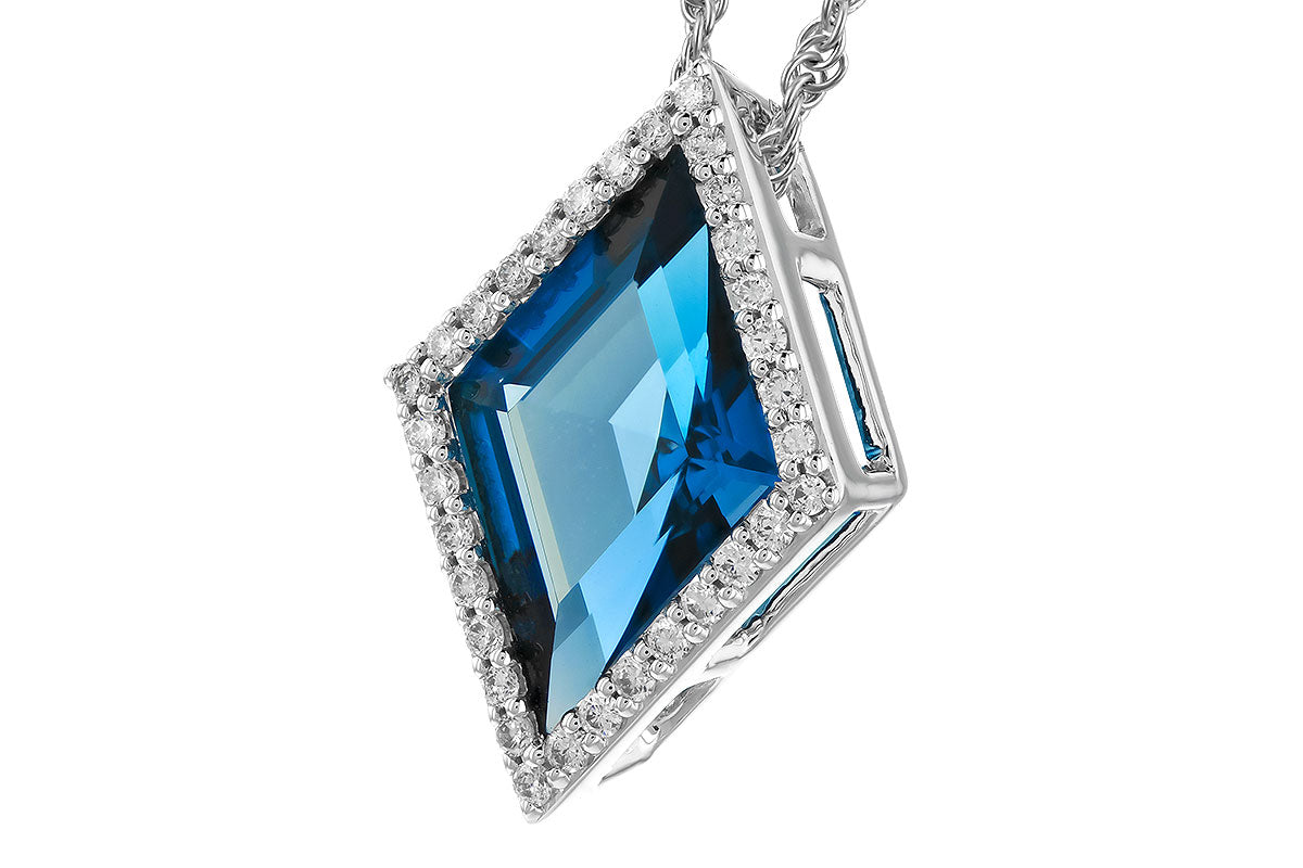 Allison Kaufman London Blue Topaz Pendant