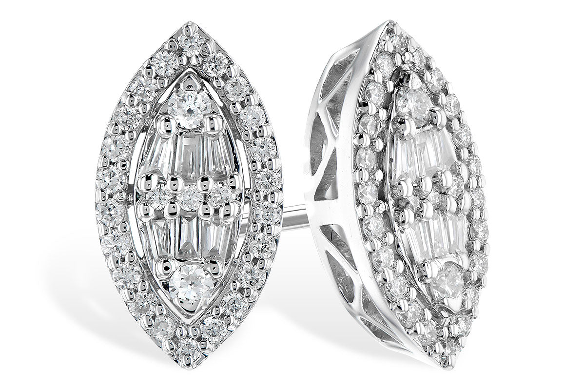 Allison Kaufman Marquise Cluster Diamond Studs