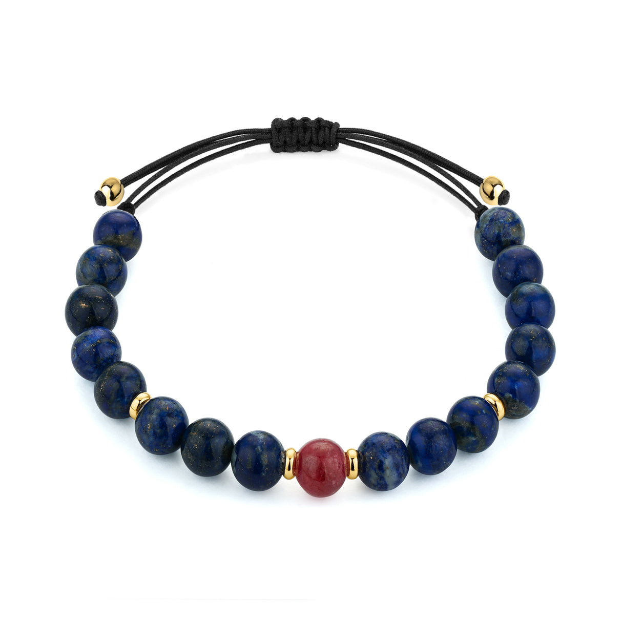 Facet Barcelona Lapis and Ruby Bracelet