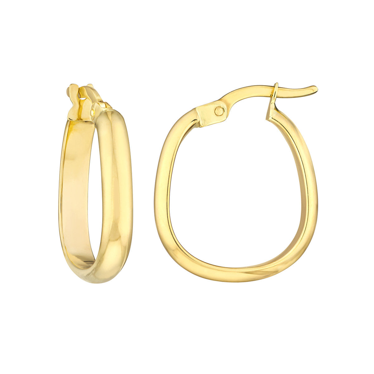 Midas Off Round Hoop Earrings