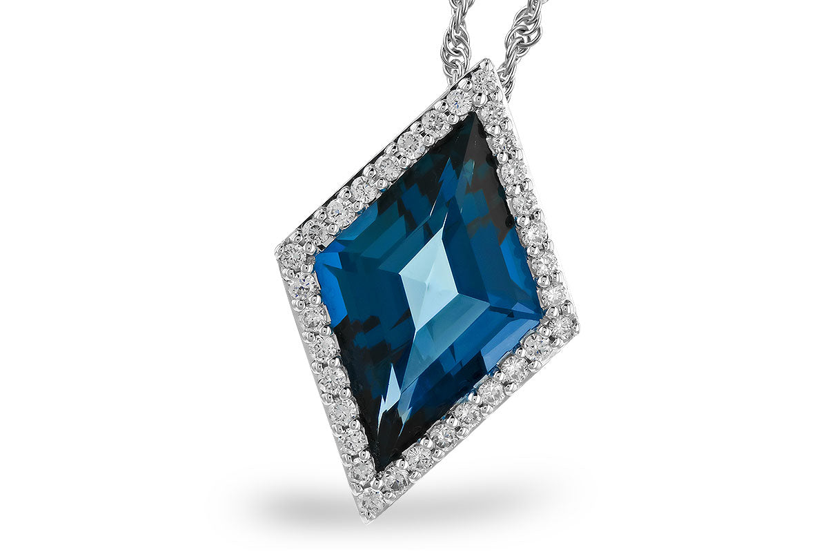 Allison Kaufman London Blue Topaz Pendant