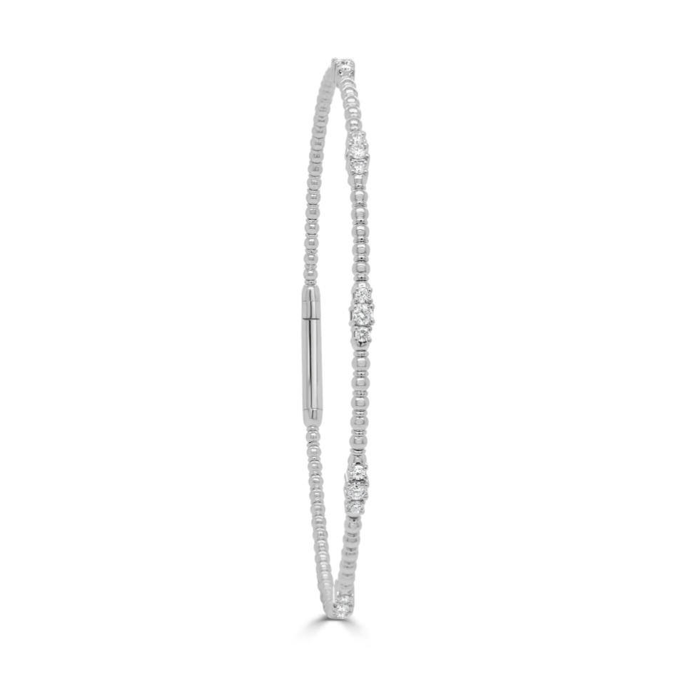 Sabrina Designs Beaded Diamond Station Bracelet