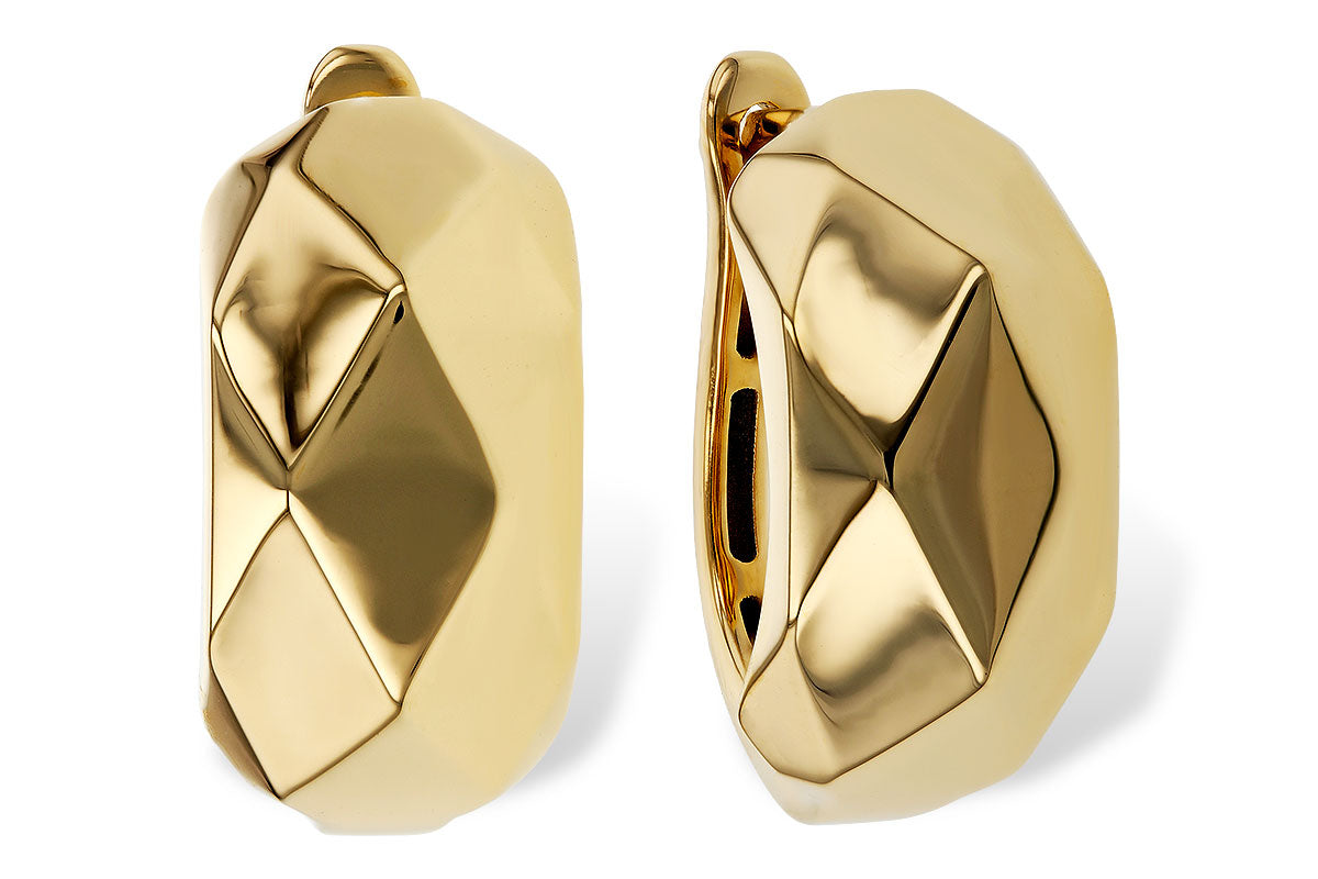 Allison Kaufman Geometric Hoop Earrings