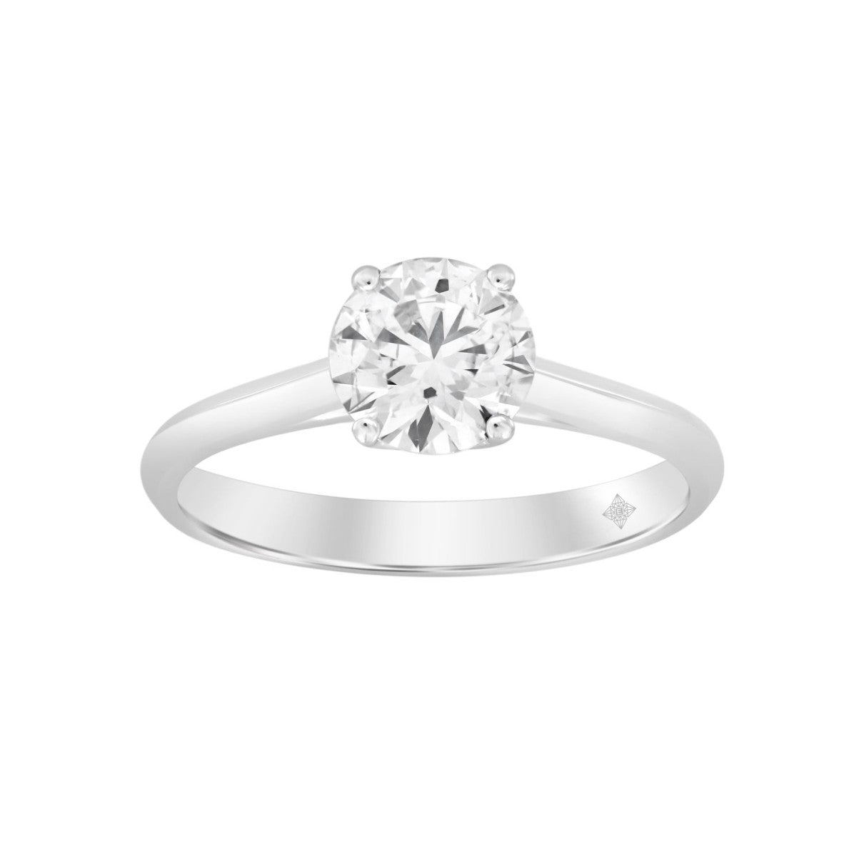 Ethos - Certified Lab Diamond Solitaire Engagement Ring 2.00ct
