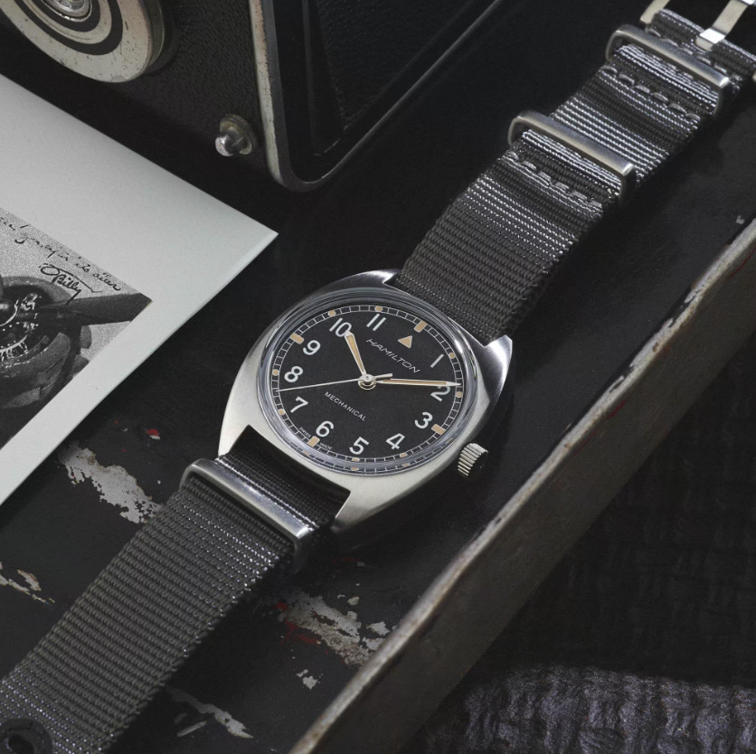 Hamilton - Khaki Aviation Pilot Pioneer Mechanical