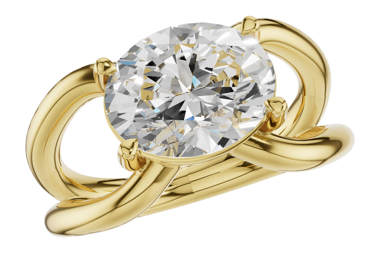Allison Kaufman Diamond Engagement Ring