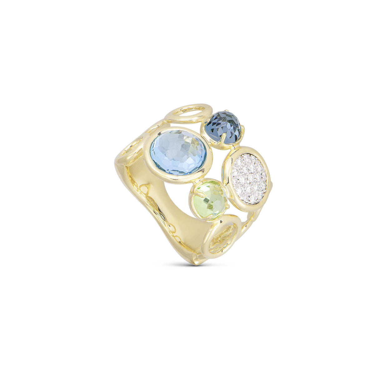 Piero Milano Bezels of Bubbles Fashion Ring