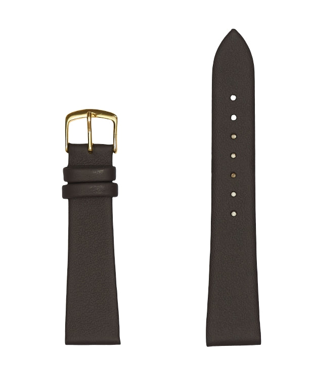 Hadley Roma Smooth Leather Watch Strap - Brown