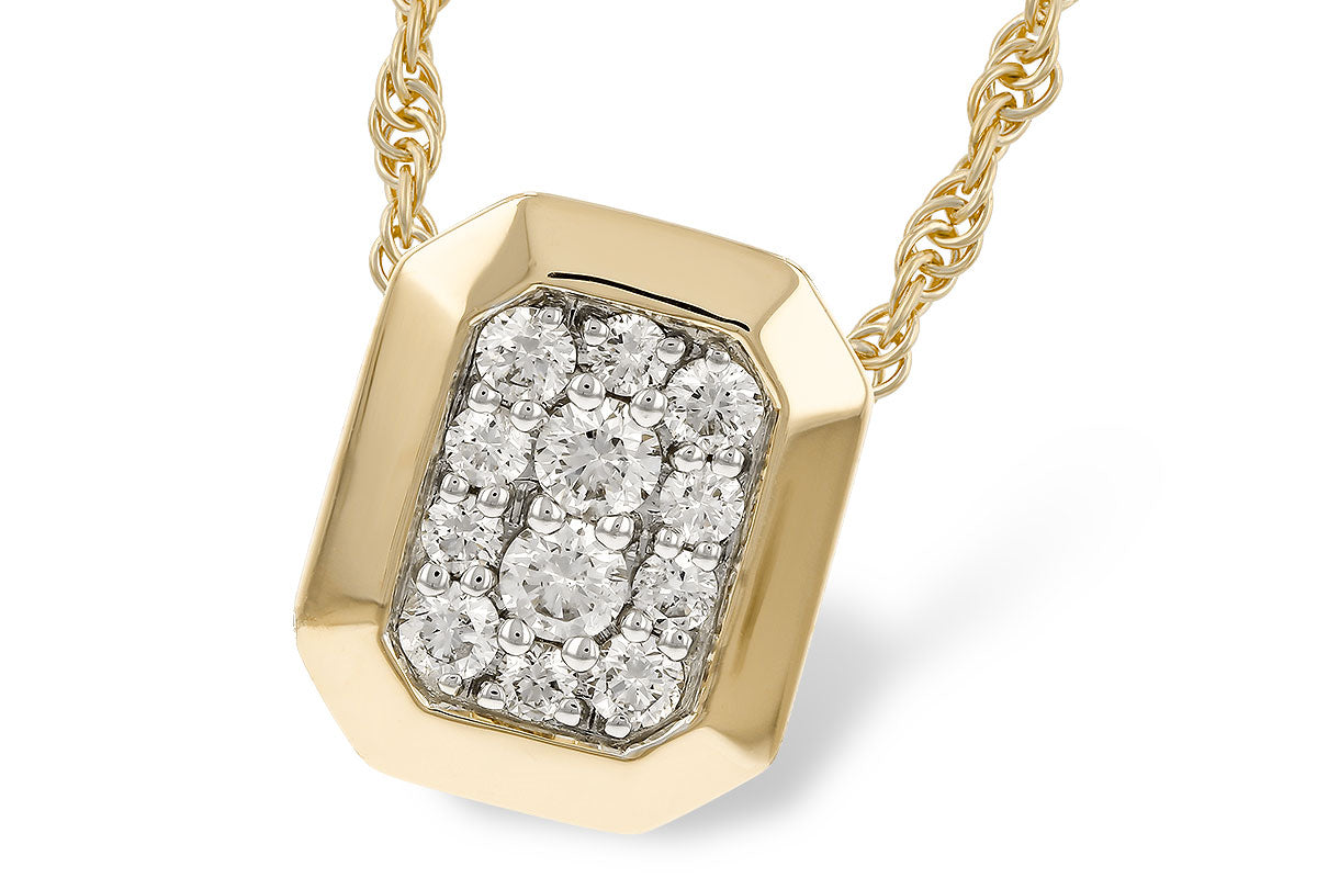 Allison Kaufman Diamond Cluster Pendant