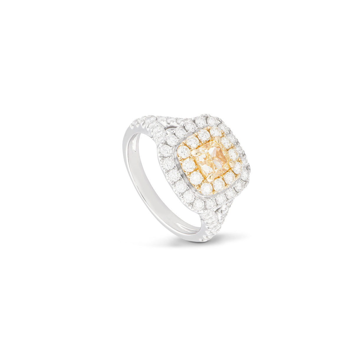 Piero Milano Diamond Halo Engagement Ring