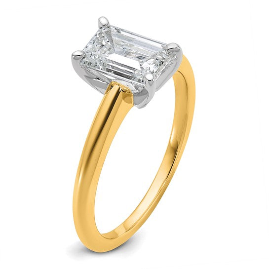 Quality Gold Lab Diamond Engagement Ring