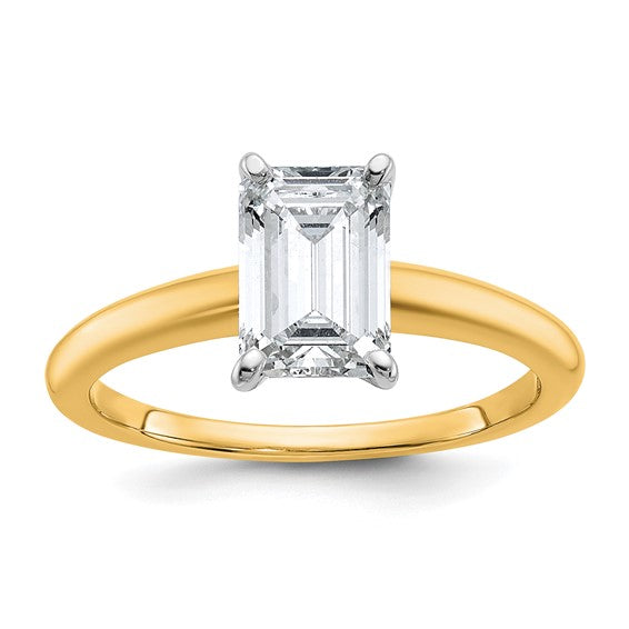 Quality Gold Lab Diamond Engagement Ring
