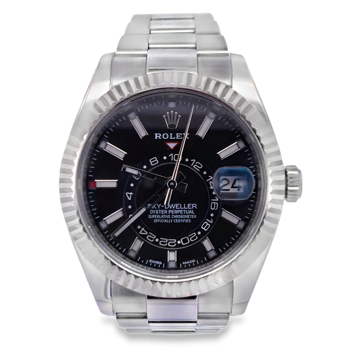 Rolex Sky-Dweller 326934 Black Dial Oyster Bracelet 42mm
