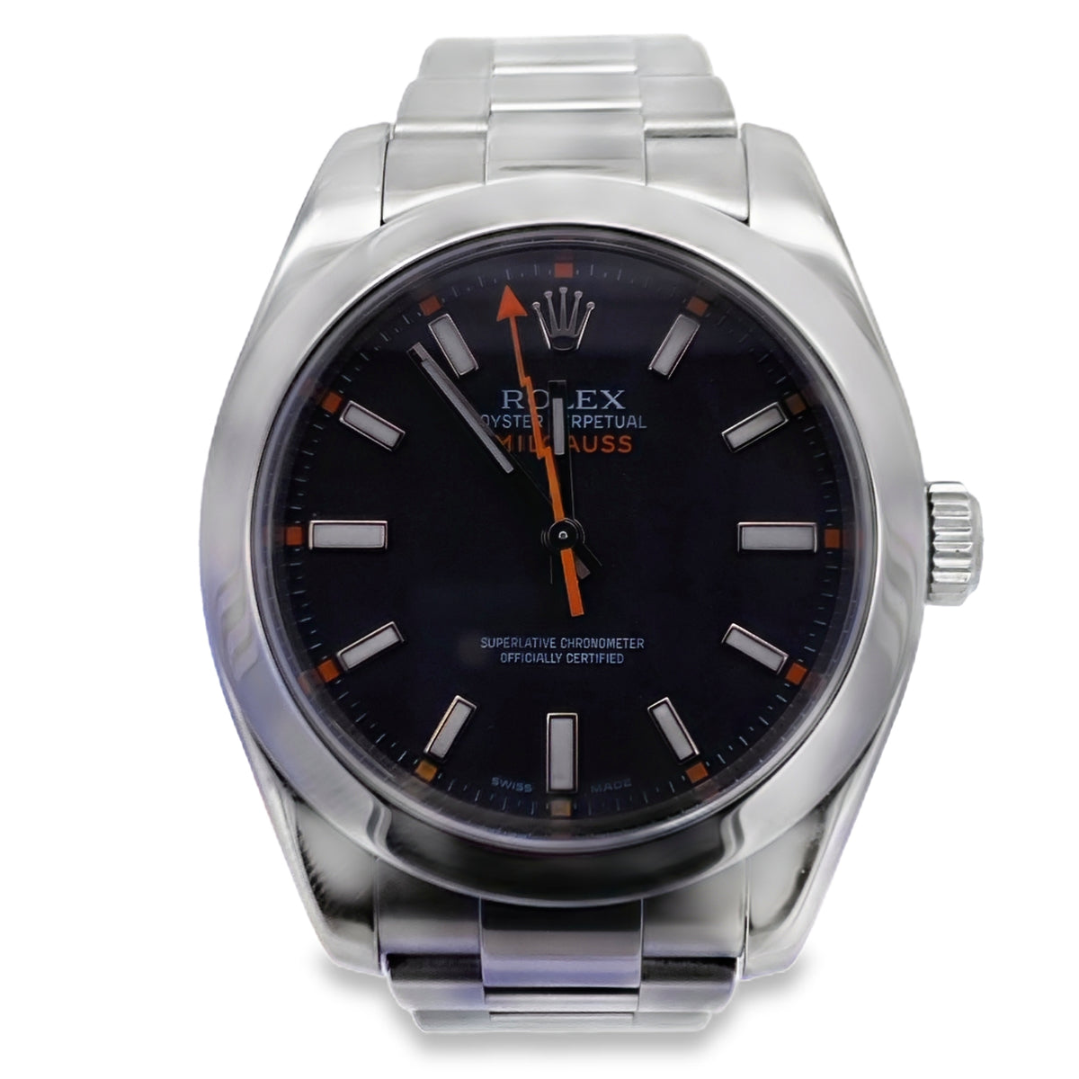 2007 Rolex Milgauss 116400 Black Dial 40mm