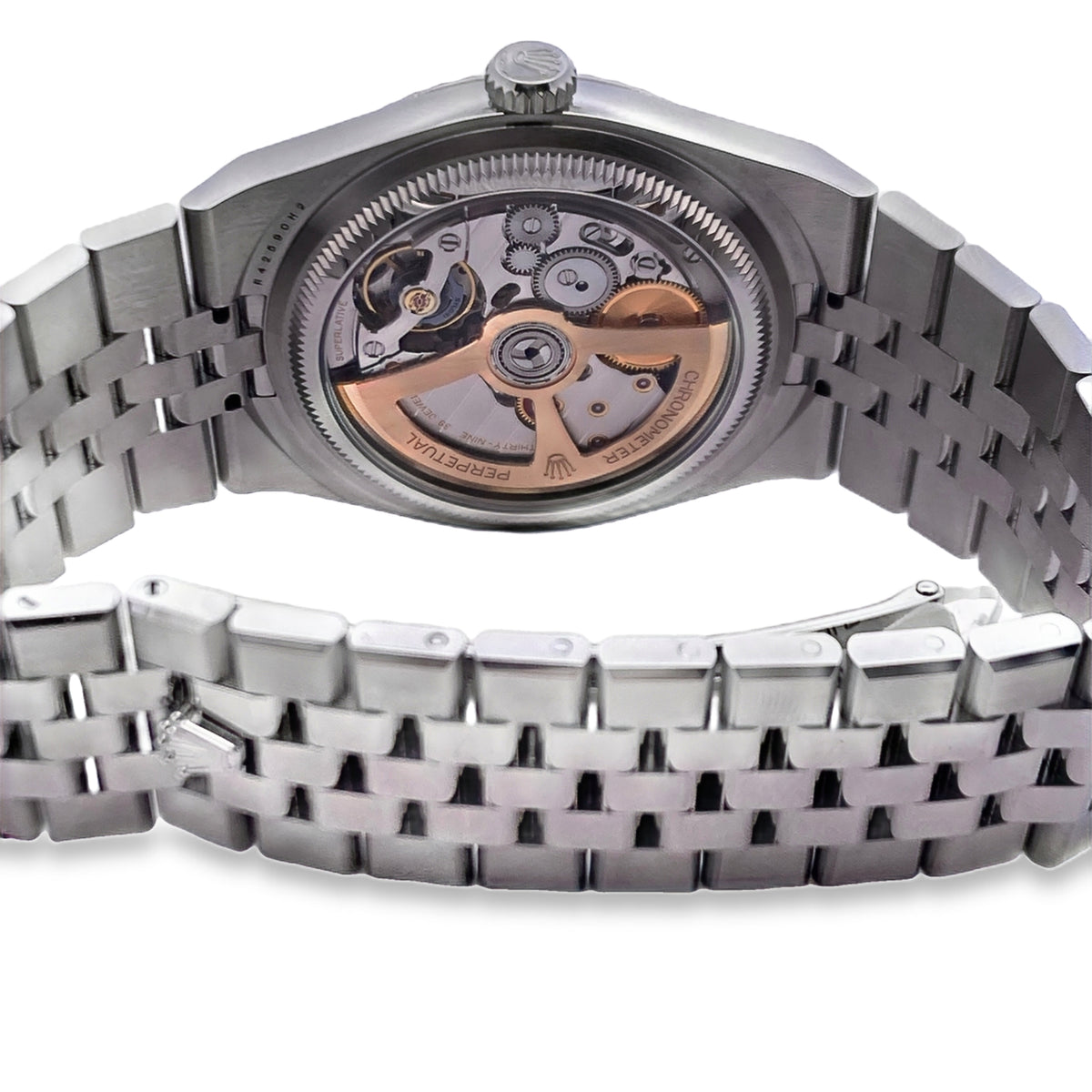 2025 Rolex Land-Dweller 127334 White Honeycomb Dial 40mm