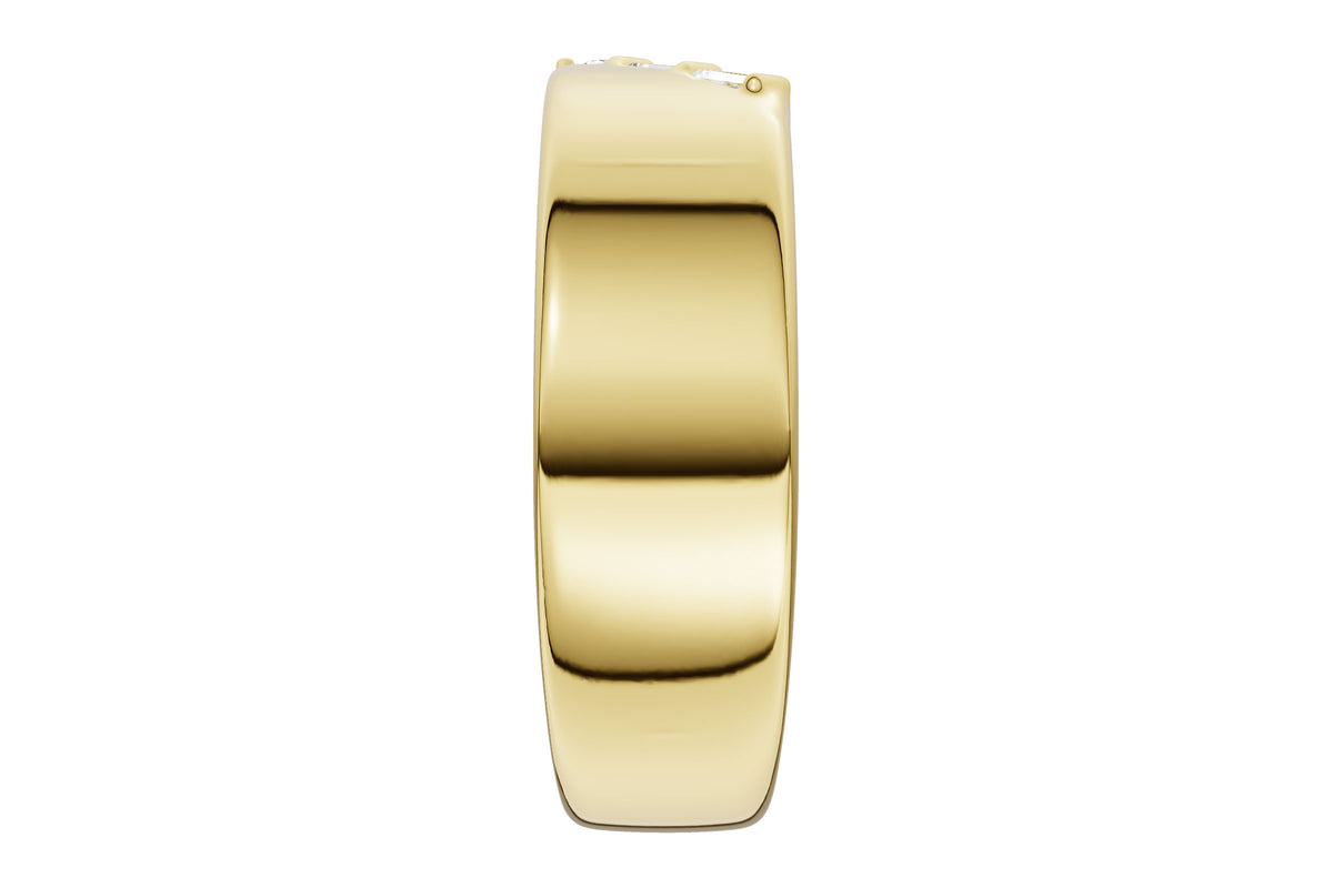 Allison Kaufman Baguette Diamond Chevron Band