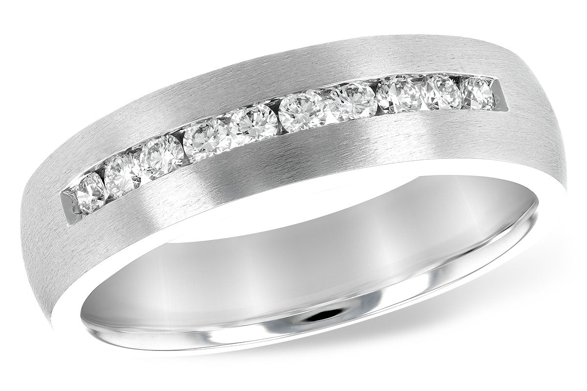 Allison Kaufman Men's Diamond Wedding Band