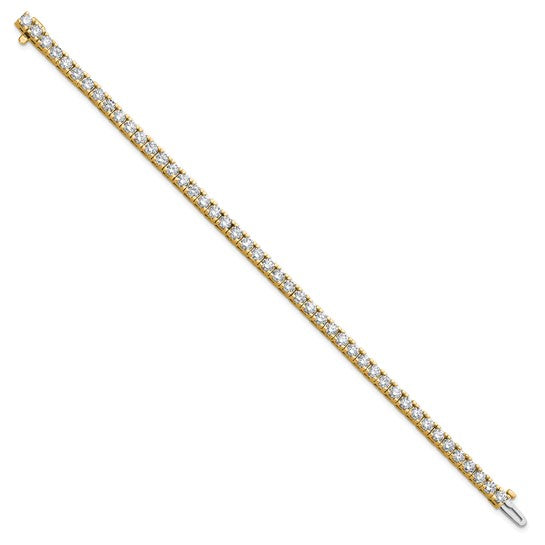 Quality Gold Lab Diamond Tennis Bracelet