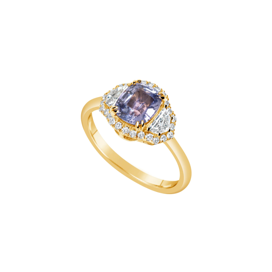 Leonardo Fancy Color Sapphire & Diamond Ring