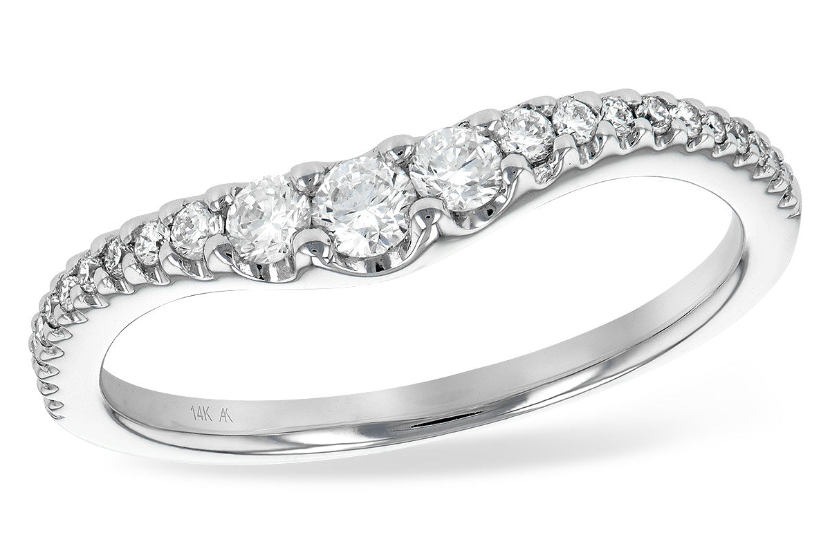 Allison Kaufman Diamond Contour Anniversary Band