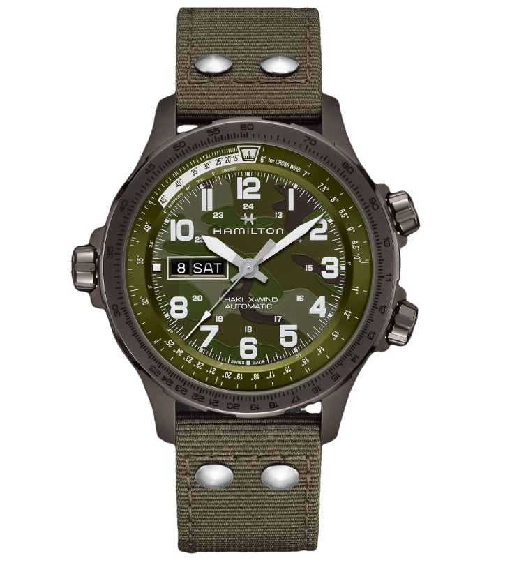 Hamilton - Khaki Aviation X-WIND Day Date Auto