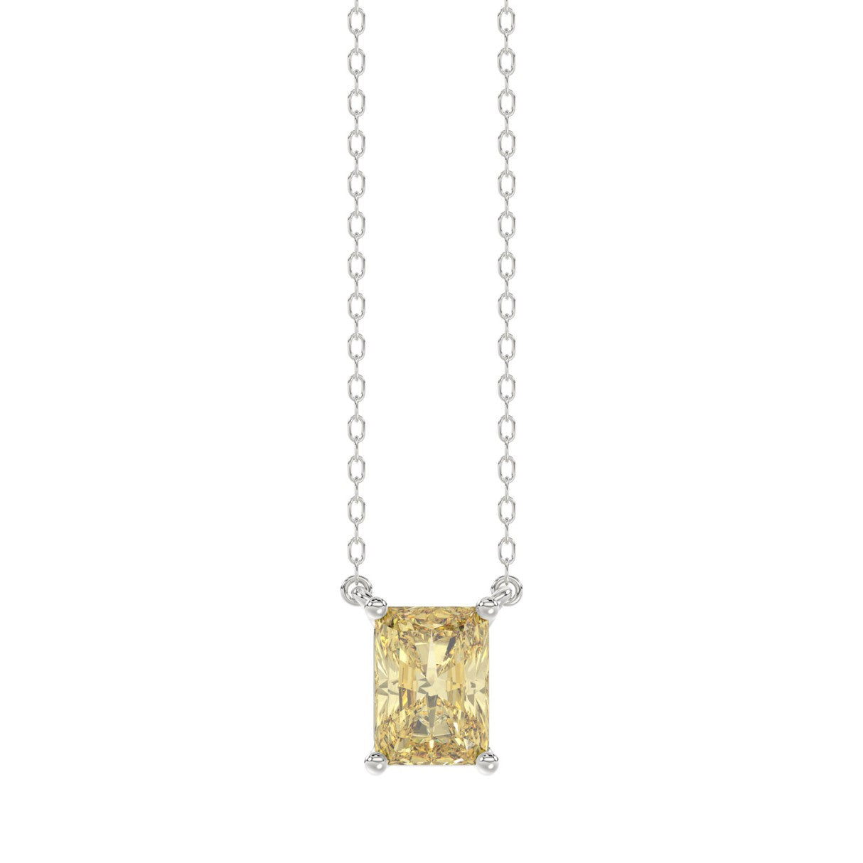 Ethos Yellow Diamond Solitaire Pendant