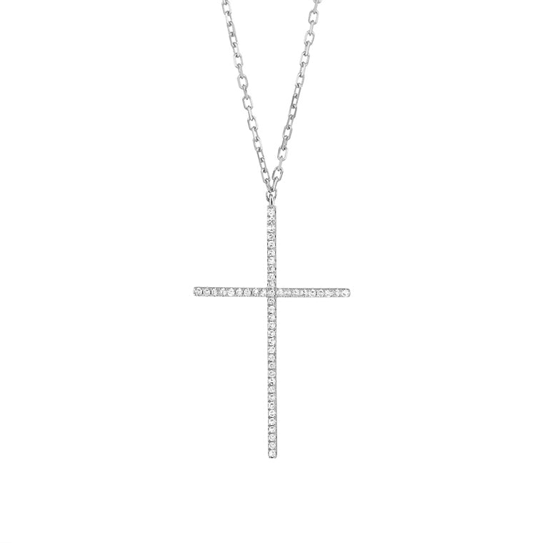 Facet Barcelona Diamond Cross Pendant
