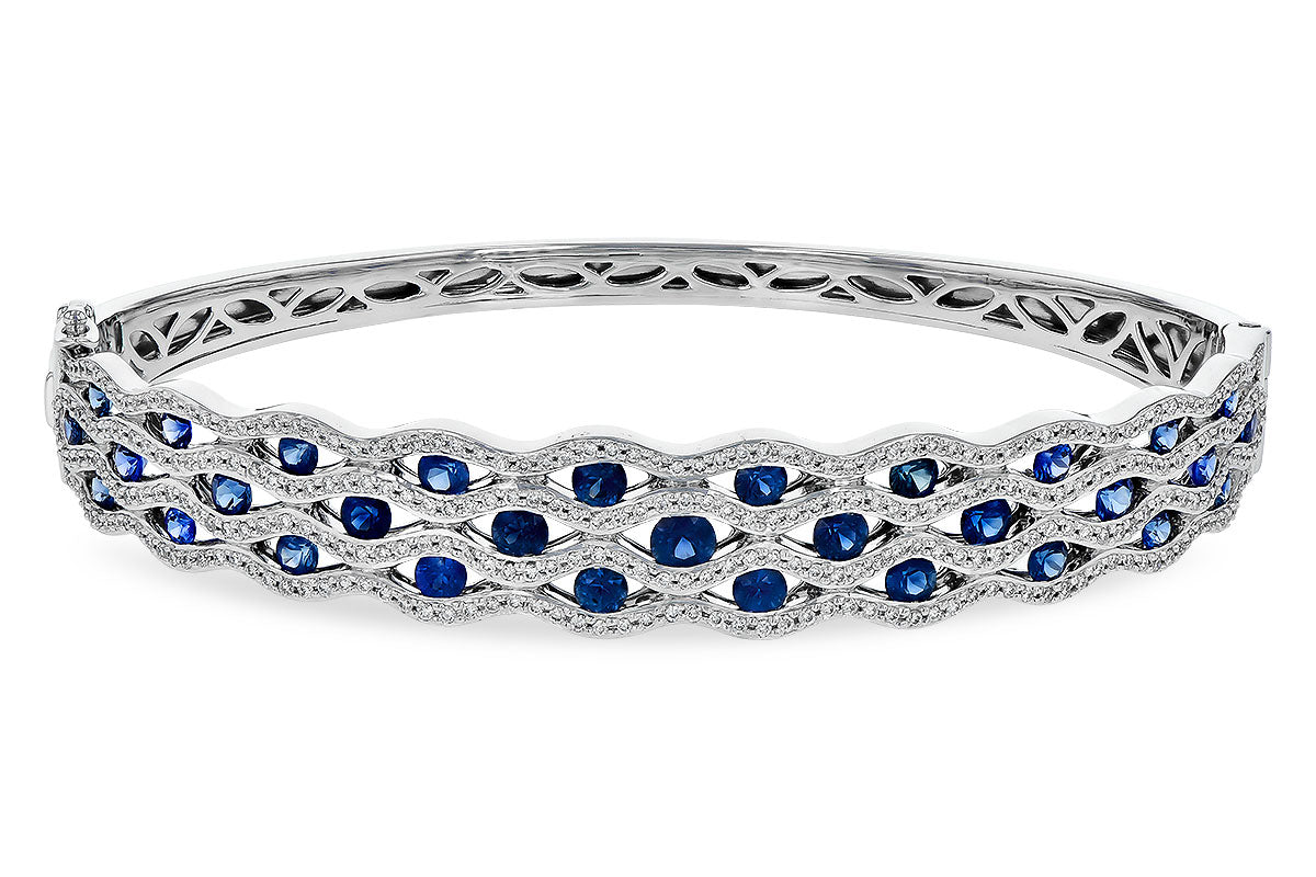 Allison Kaufman Diamond and Sapphire Bracelet