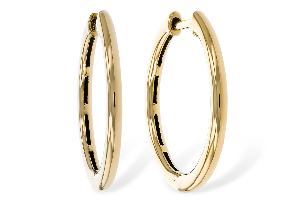 Allison Kaufman Tube Hoop Earrings