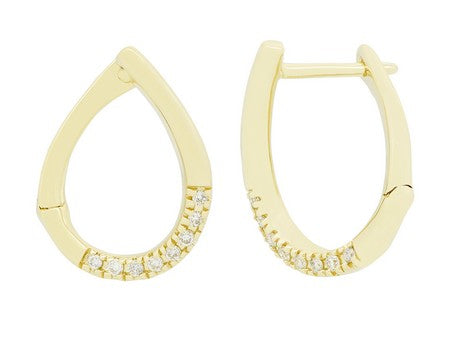 Legend Jewelry Diamond Hoop Earrings