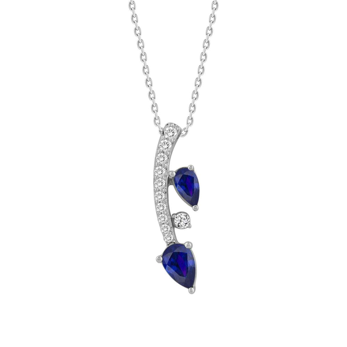 Ethos Sapphire & Diamond Pendant