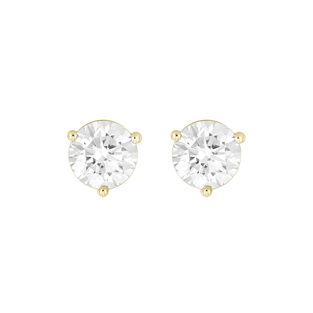 Ethos- Certified Lab Diamond Stud Earrings 3.00ctw