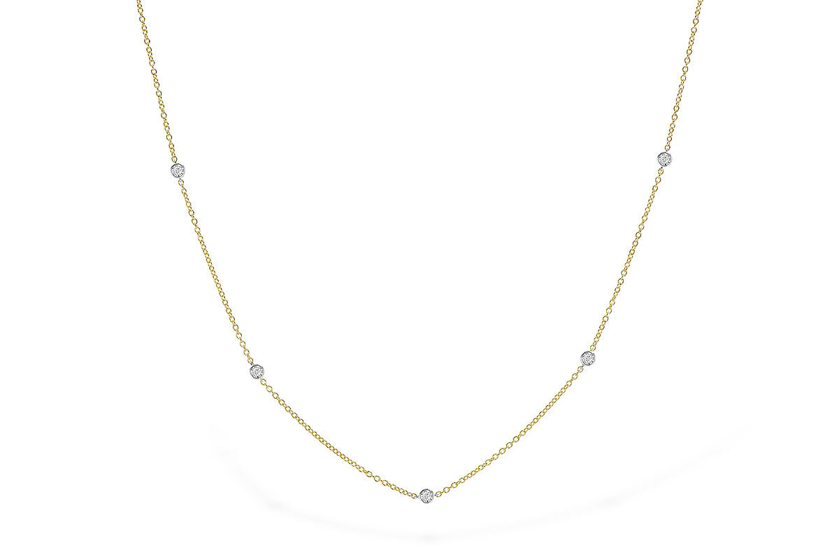 Allison Kaufman Diamond Station Necklace