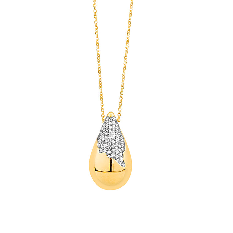 Facet Barcelona Diamond Teardrop Pendant