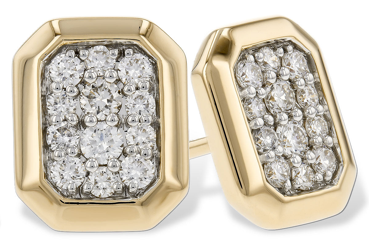 Allison Kaufman Diamond Cluster Earrings