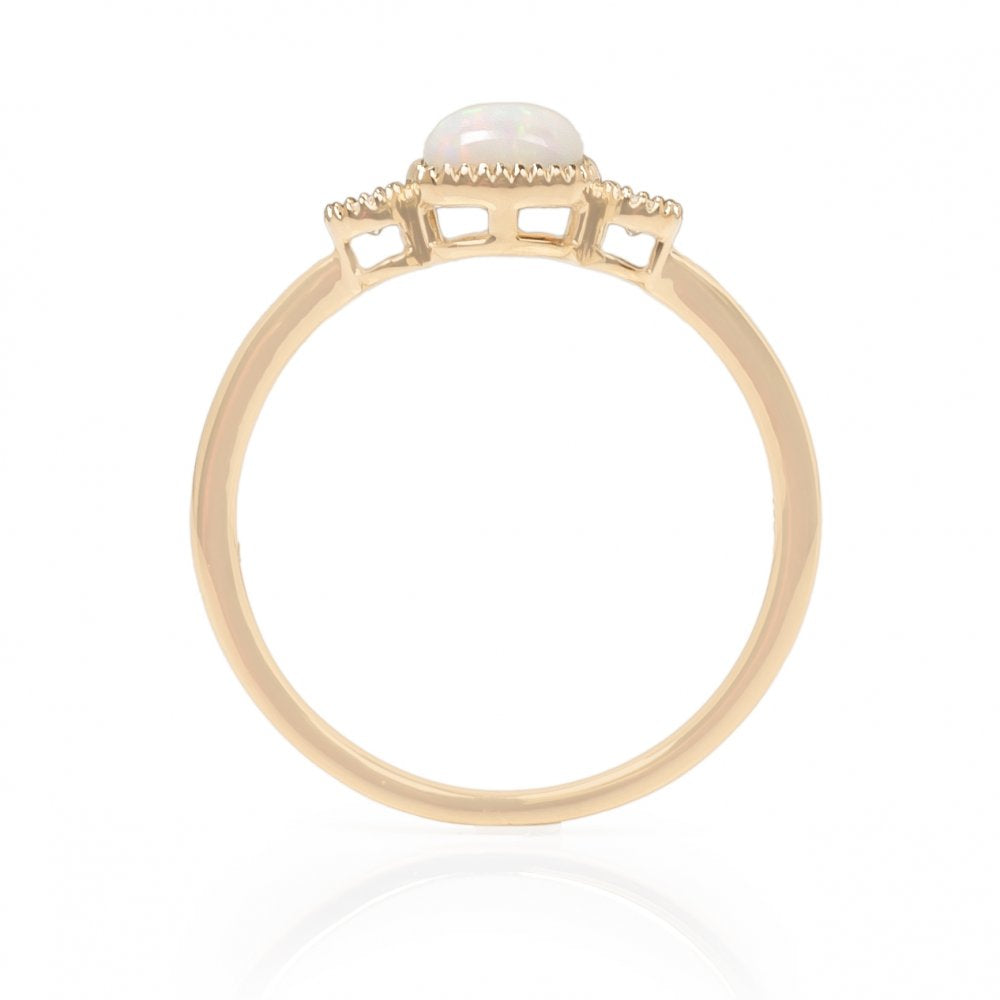 AGI Opal and Diamond Fashion Ring