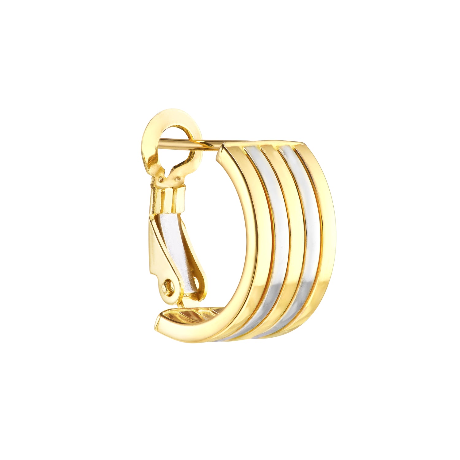 Midas Two-Toned 5-Row Omega Hoop