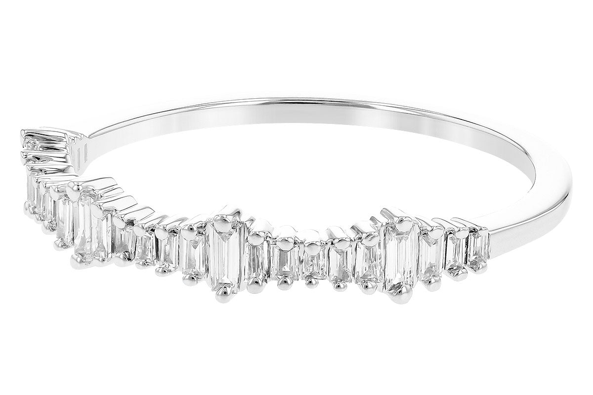Allison Kaufman Baguette Diamond Stackable Ring