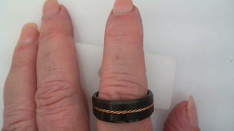 Rose Gold Braided Brushed Cent