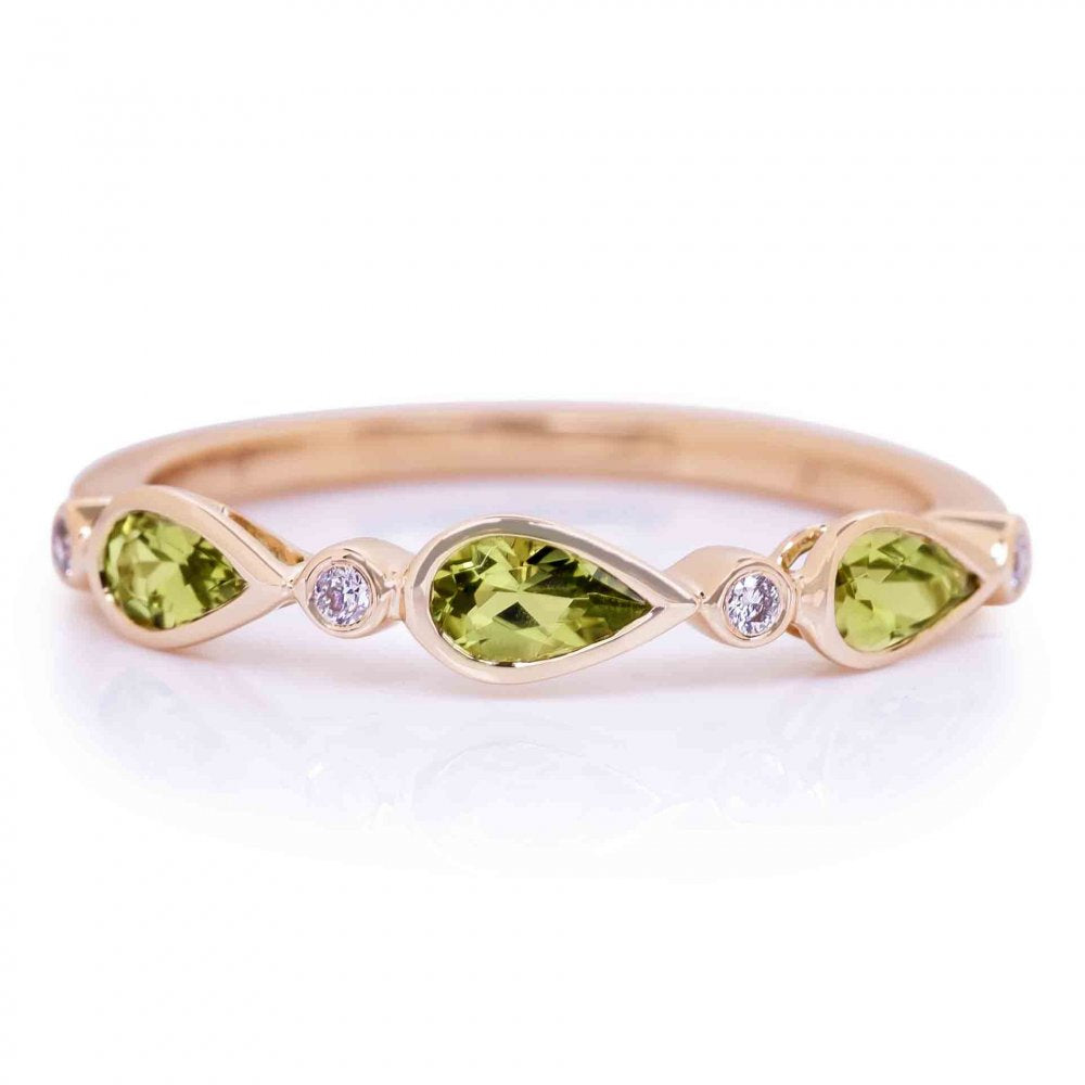 AGI - Peridot Stackable Ring