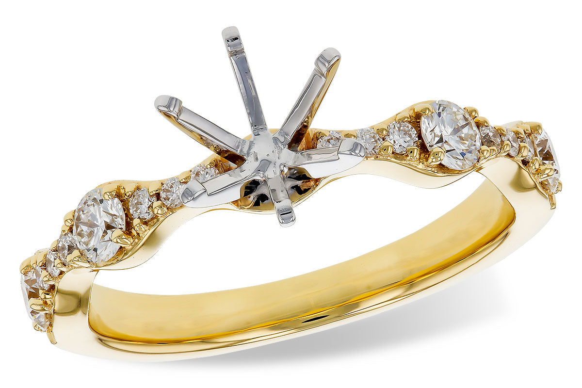 Allison Kaufman Diamond Semi-Mount Engagement Ring