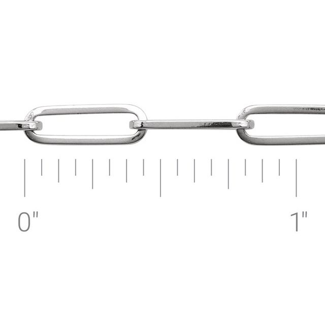 Sterling Silver Paperclip Chai