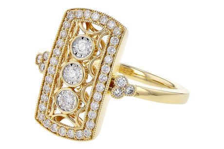 Allison Kaufman Diamond Filigree Fashion Ring